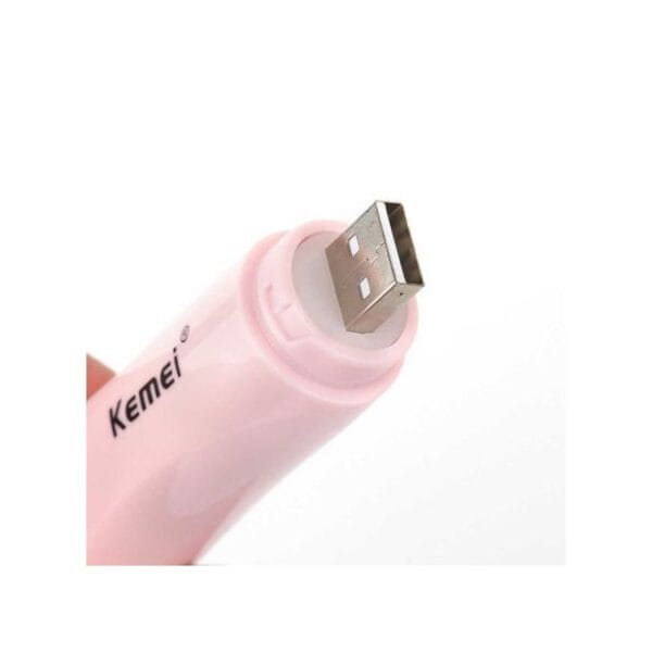 Épilateur Kemei rechargeable USB, indolore et confortable. - Image 4